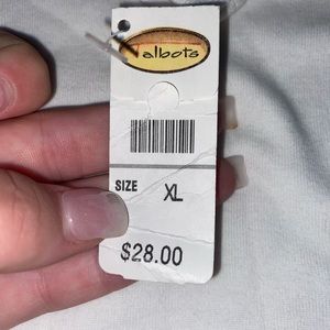 Long sleeve Talbots white tee